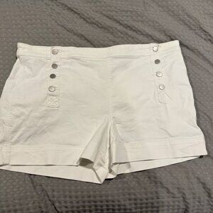 White Loft Shorts Size 18
